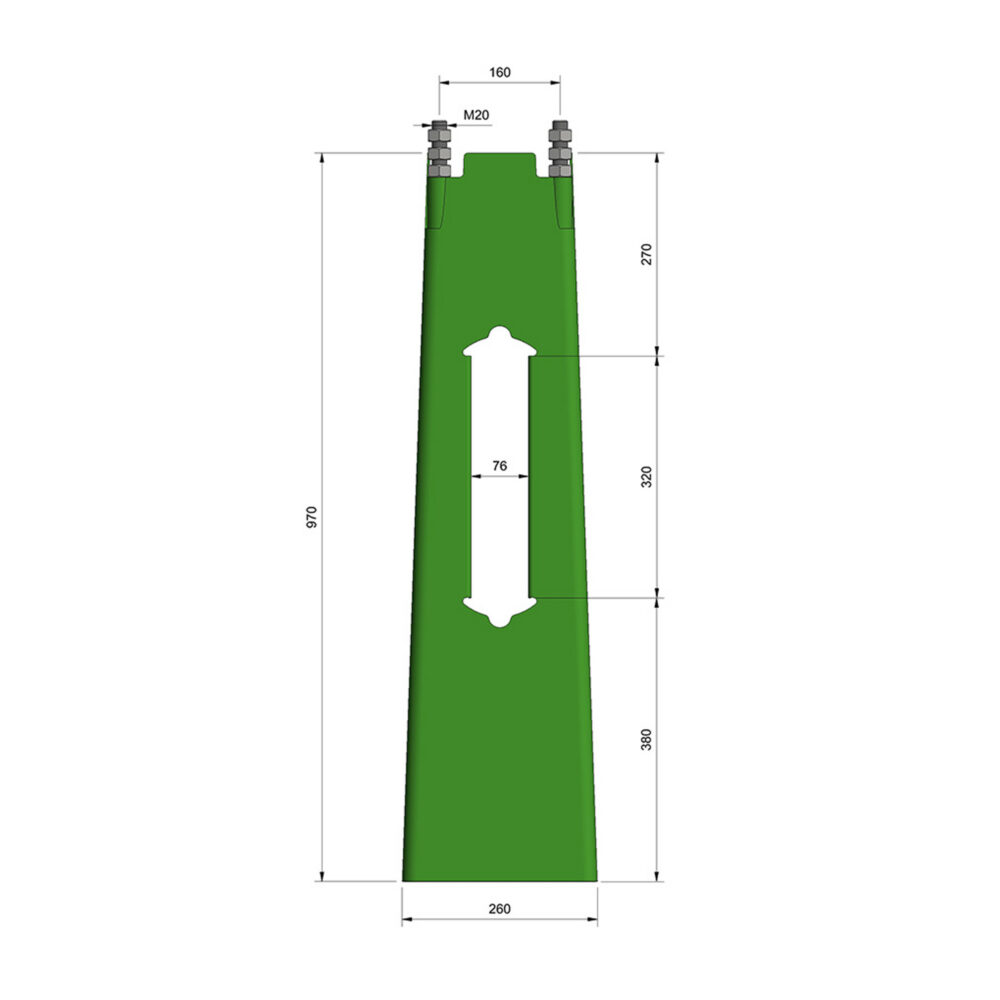 Fundament H=1000mm CC160 #1