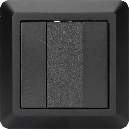 Zig-B Zigbee Veggbryter 1 kanal Sort #2