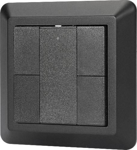 Zig-B Zigbee Veggbryter 2 kanal Sort #2