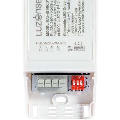 Driver LED 1-4x4W 160mA Parallellkoblet utg. Dim #4