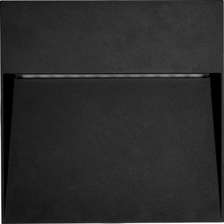 Indilight Square 6W 370lm 3000K Sort #1