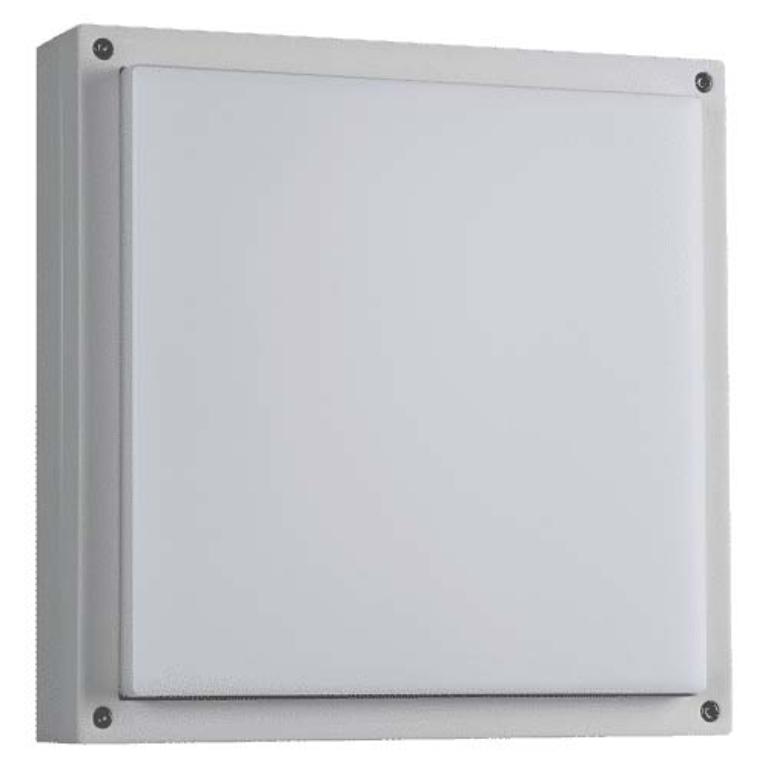 Mini Flat DRIFT Sensor 15W 750lm 3000K IP65 Sølv #1