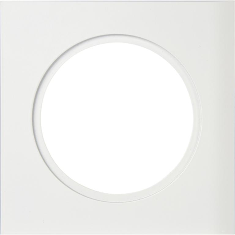Downlightramme Firkant 1-hull Hvit #1