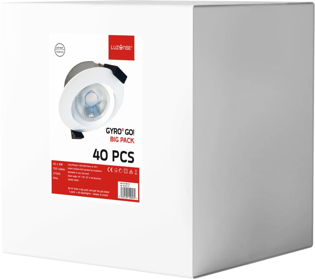 Gyro Go! Eco 40-pack 2700K Hvit #1
