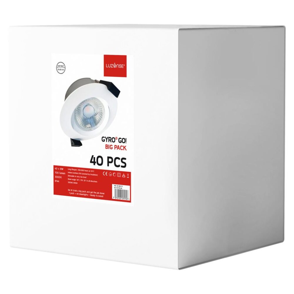 Gyro Go! Eco 40-pack 3000K Hvit #2