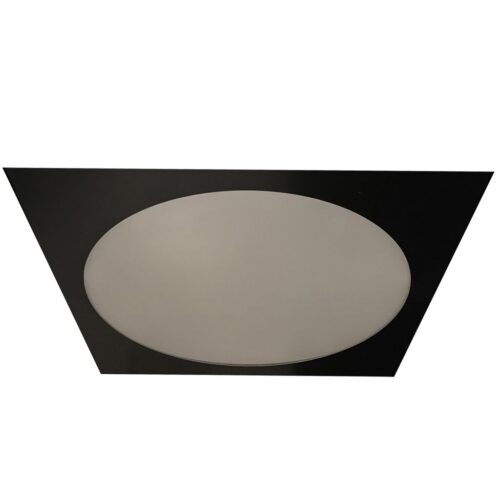 Square Plate 600x600 m/450mm hull Sort