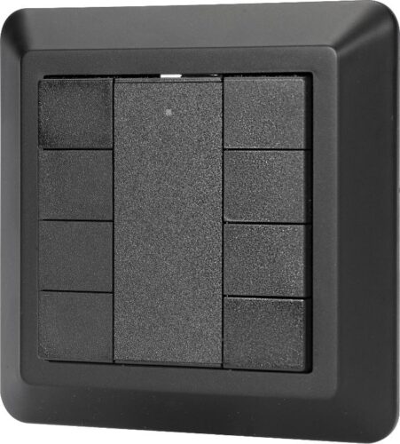 Zig-B Zigbee Veggbryter 4 kanal Sort