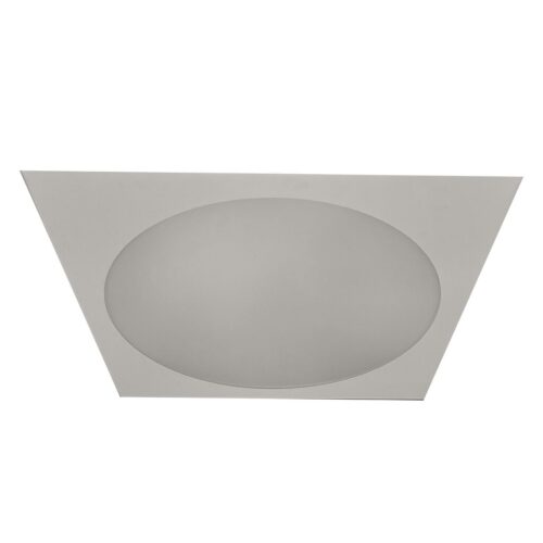 Square Plate 600x600 m/450mm hull Hvit