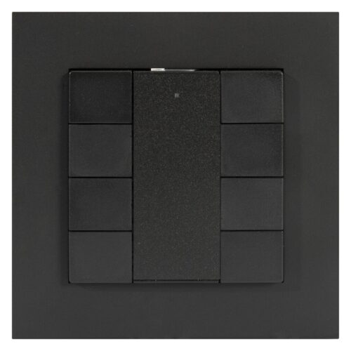 Zig-B Zigbee Veggbryter 4 kanal Plus Sort