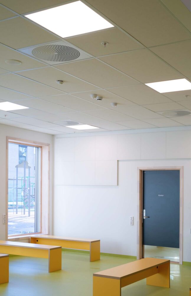benterud skole 21 led panel
