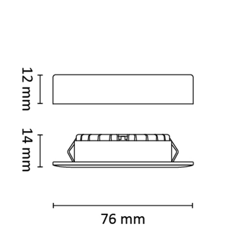 Unocob Slim 160mA 2700K Sort #3
