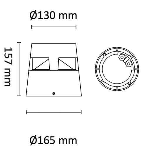 Mini Buzz 1 14W 1060lm 3000K Grafitt #3