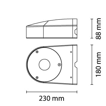Flow 20W 1650lm 3000K Bi-Sym Sort #7