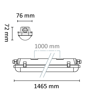 Tyfon Eco 1500 7000lm/50W 4000K IP65 #6