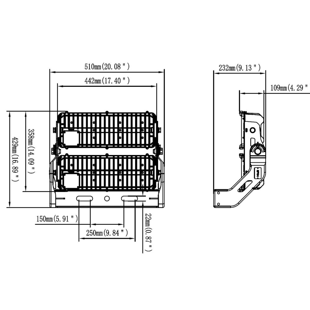 HiPower SP4 800W 112Klm 5000K Ra70 DALI #3
