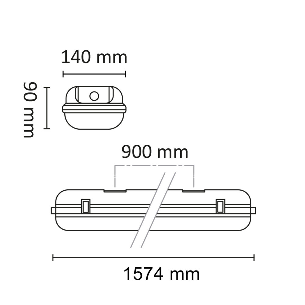 Tyfon II 1500 6200lm DALI 4000K IP65 #8