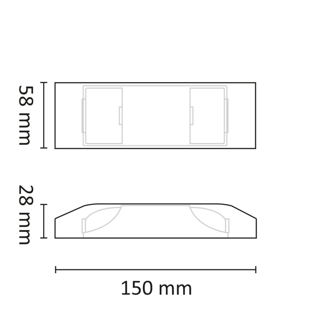Driver LED 1-4x4W 160mA Parallellkoblet utg. Dim #5