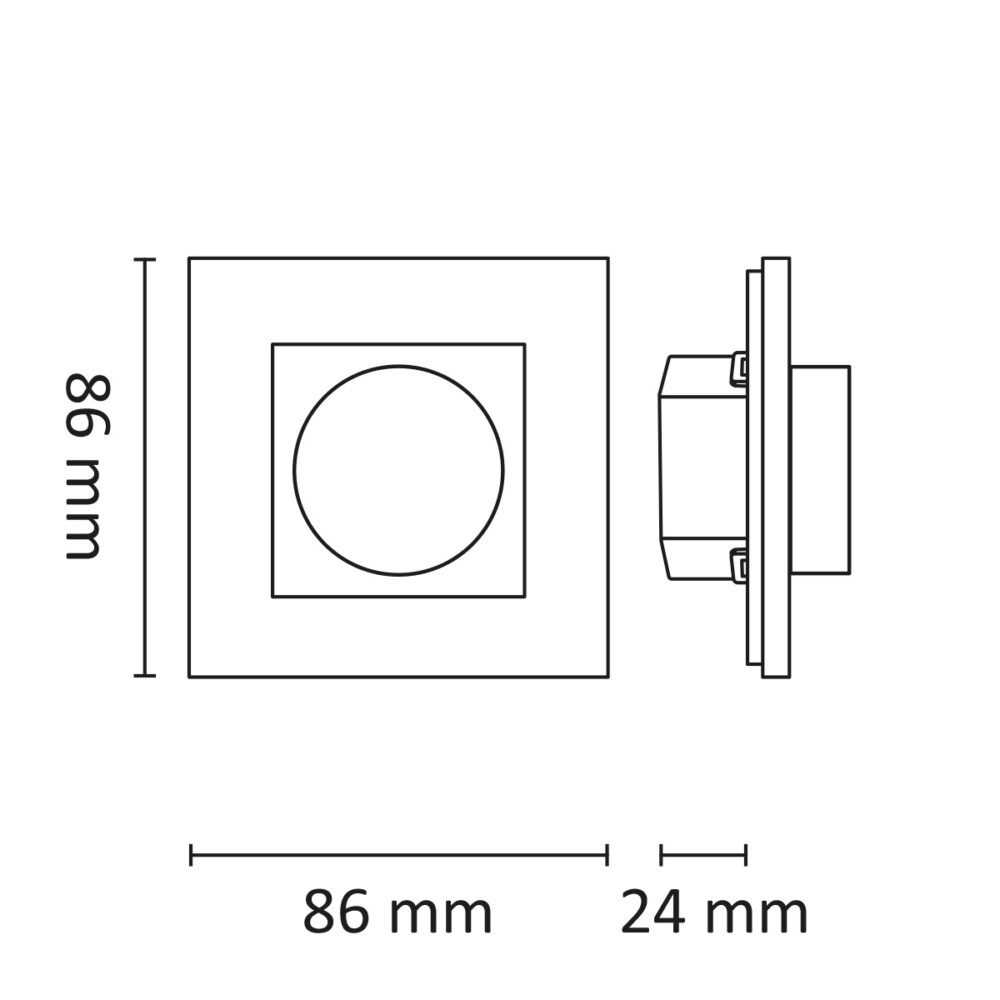 UniDim KUD-450EE-L Digital dimmer Hvit #2