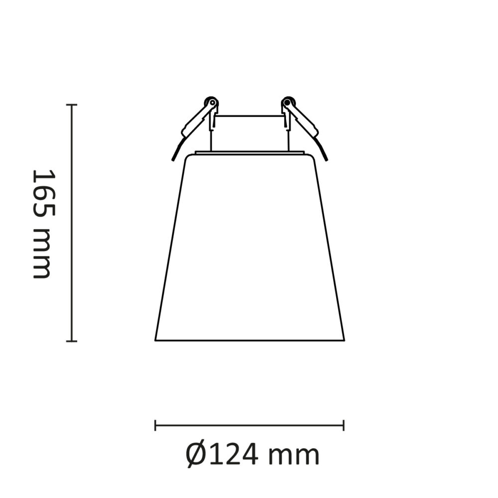 Glone M Tak 9W 520lm WarmDim Sort/Sotet #5