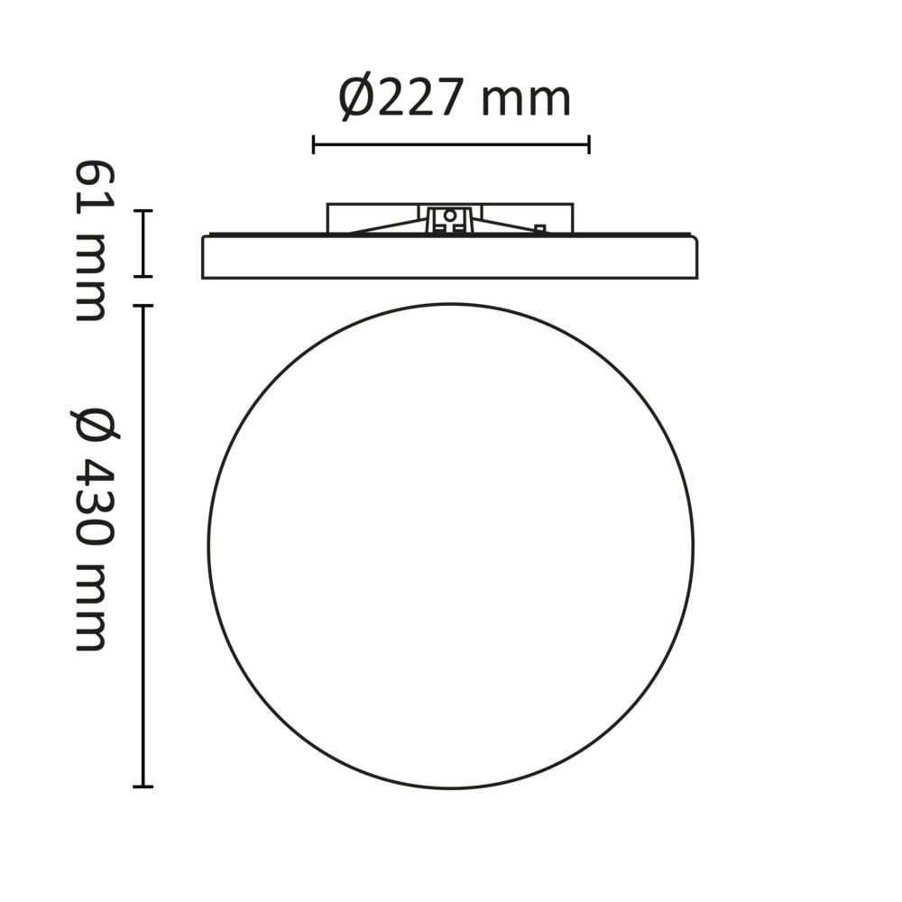 Bris 430 4000lm DALI 2700/3000/4000K Hvit #3