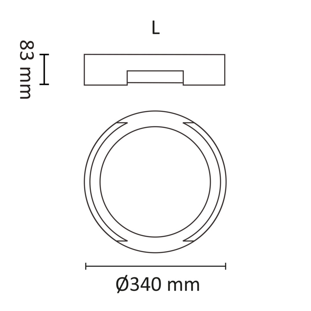 Switch Robust L 15W 1300lm 3000/4000K EM03 IP66 Sort #5