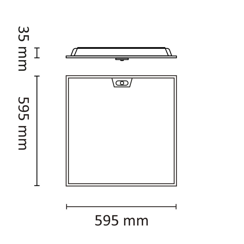 Switch Eco Panel 600x600 PIR-sensor MP LP2 #5