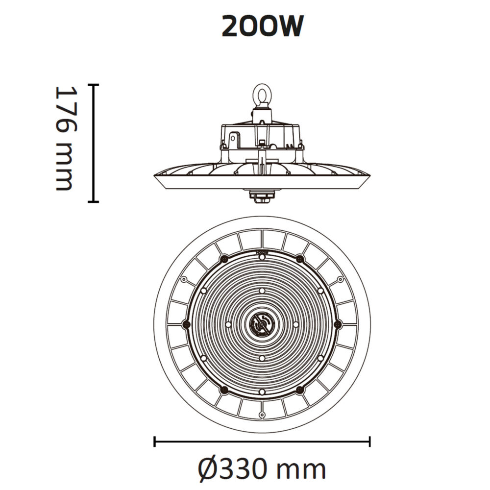 Switch Highbay 200W 33000lm 115° #4