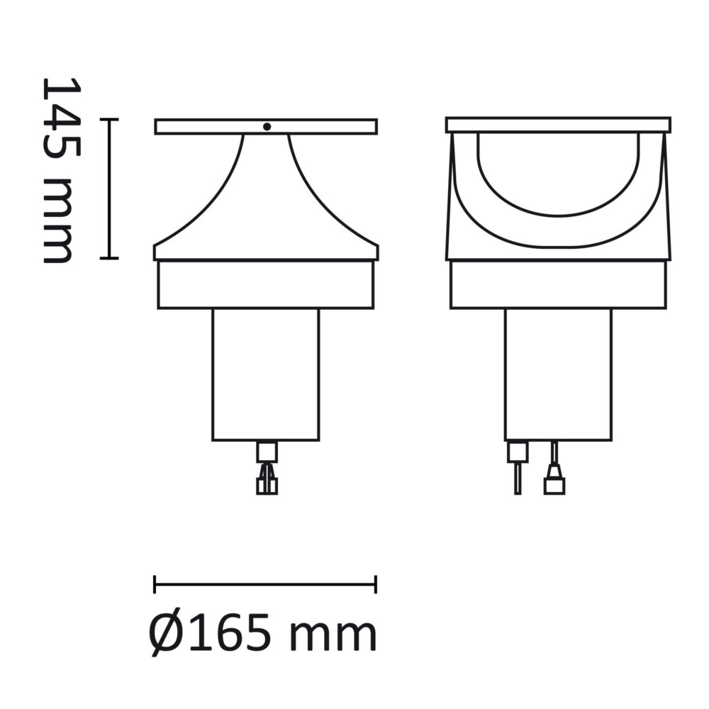 Lotus B hode 22W DALI 3CCT Sort #4