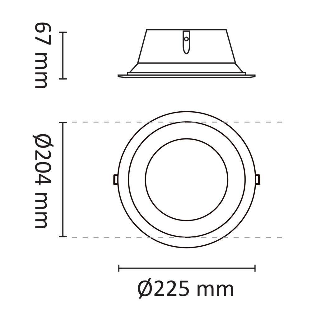 Switch Soft 21W 2300lm 2CCT Sort #5