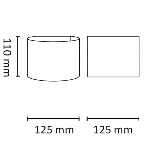 Arc 2x3W 410lm 2700K Sort #4