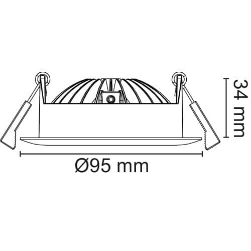 Limbo 10W 600lm WarmDim IP44 Sort #3