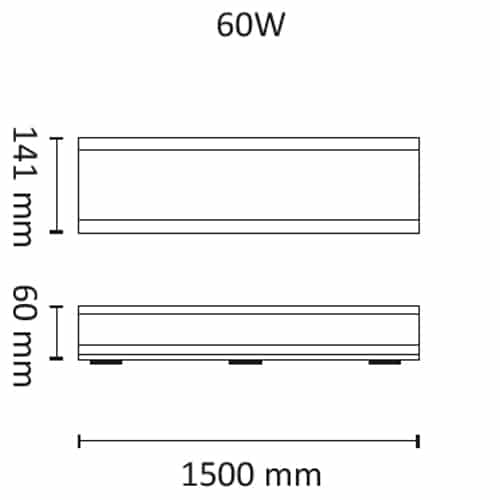 Seal 1500 54W 6400lm DALI 3000K IP44 #5