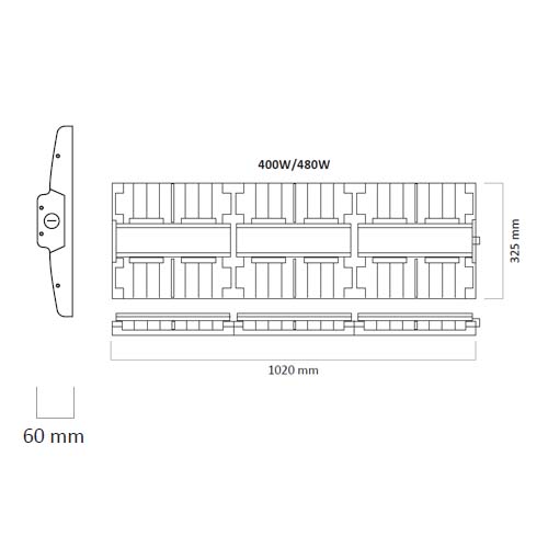 Raft 69600lm 4501 DALI 480W 4000K 60D #8