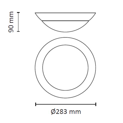 EcoLED 5,5W 600lm 3000K IP21 Hvit #8