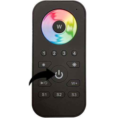 Ta i bruk Zig-B Zigbee RGBW fjernkontroll 2 zigbee-rgbw-fjernkontroll-2
